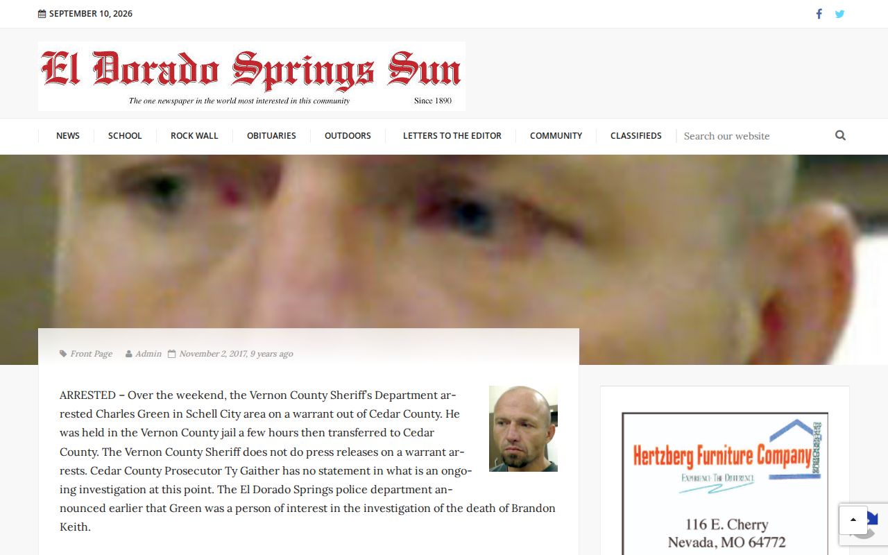 Regional news arrest reports that may include Vernon County events